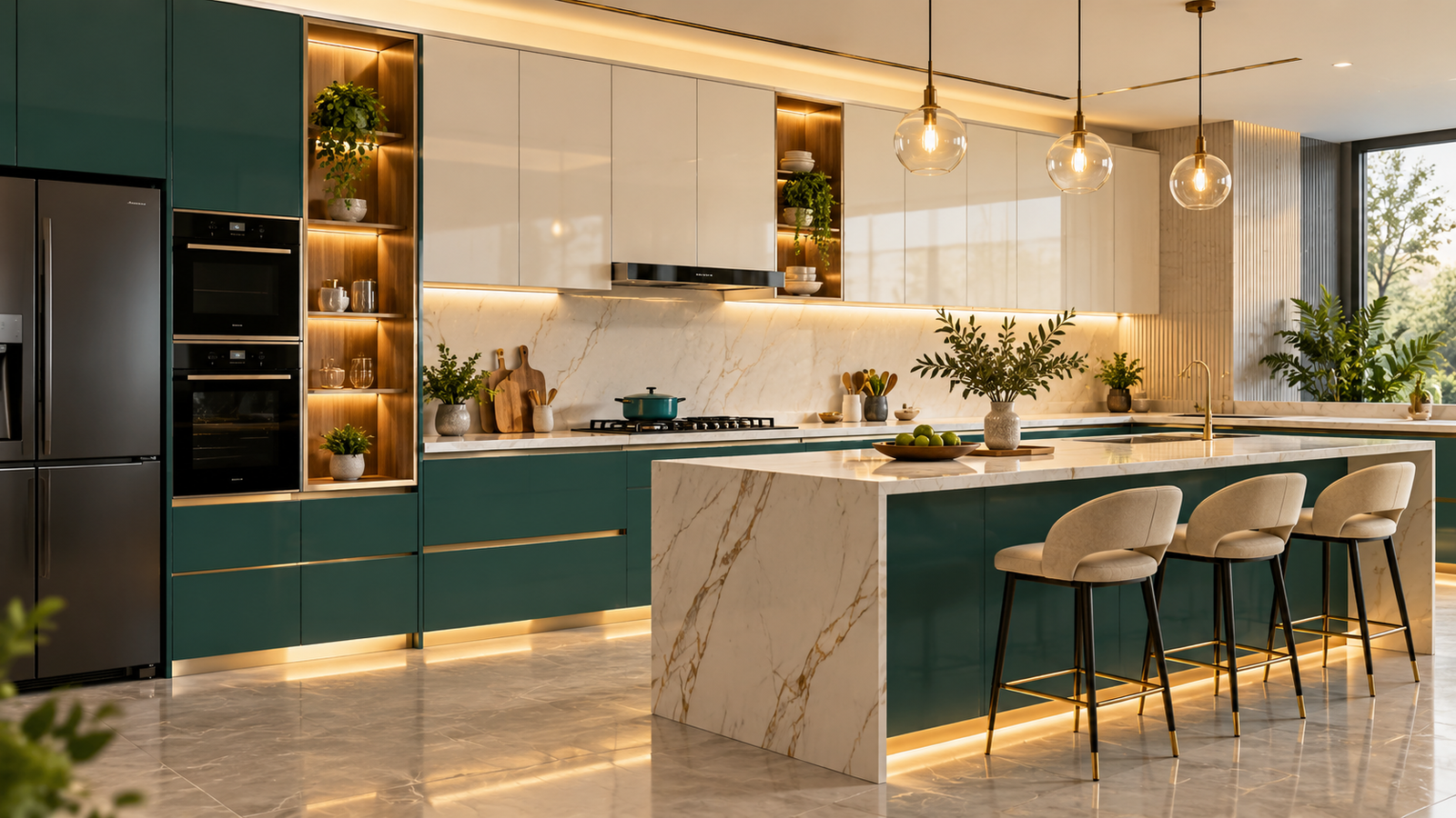 PVC modular kitchen design in Kolkata